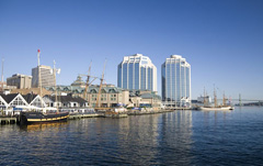 A view from the Halifax Harbour, Nova Scotia, Canada
